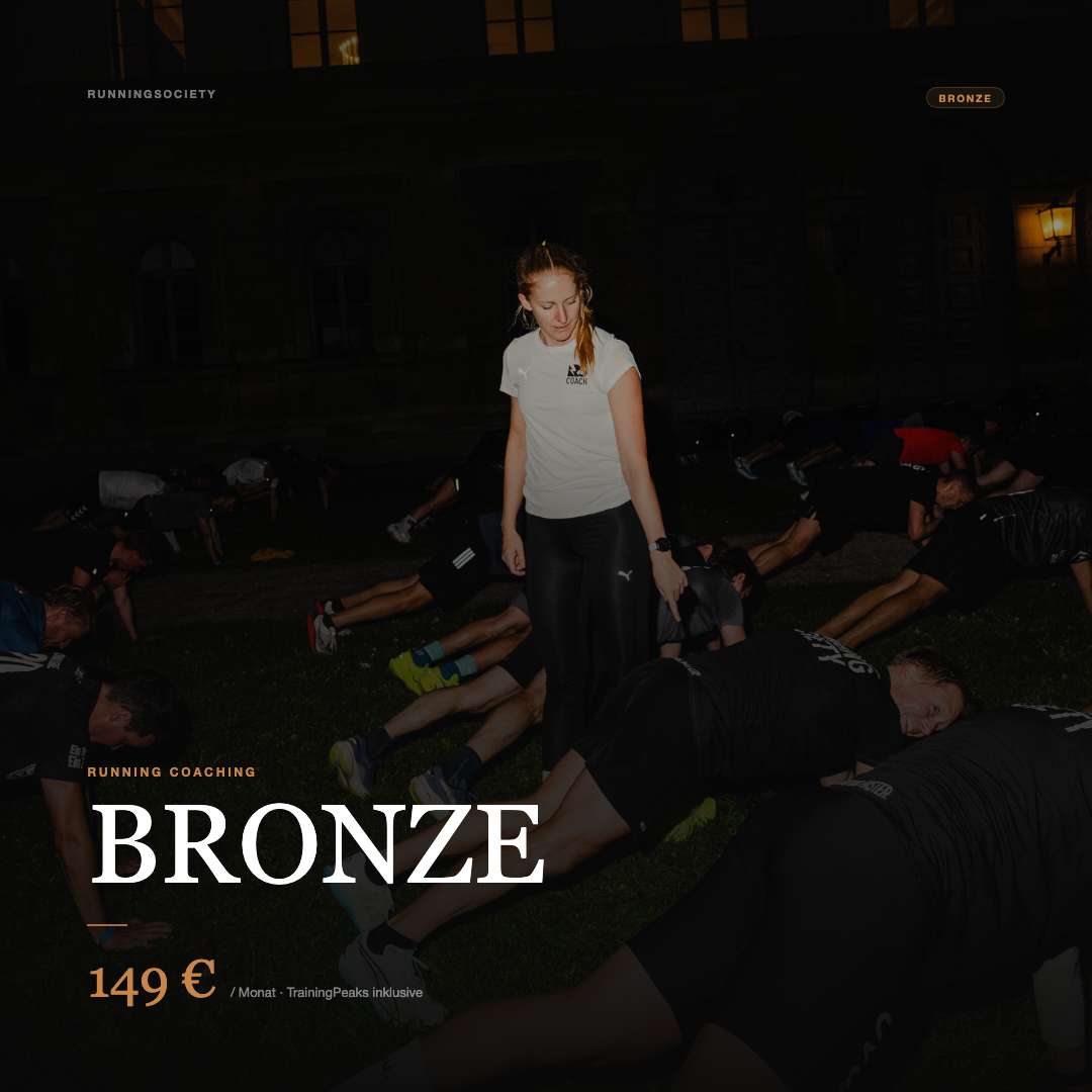 RUNNING COACHING · BRONZE LEVEL